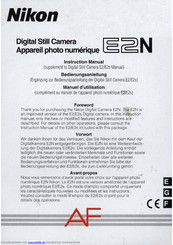 Nikon E2N Bedienungsanleitung