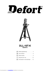 Defort DLL-10T-K Bedienungsanleitung