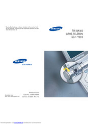 Samsung SGH-V200 Bedienungsanleitung