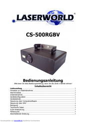 Laserworld CS-500RGBV Bedienungsanleitung
