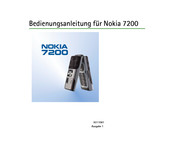 Nokia 7200 Bedienungsanleitung