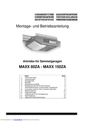 Bauer MAXX 150ZA Montageanleitung Und Bedienungsanleitung