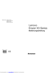 Lenovo Erazer X310 Bedienungsanleitung