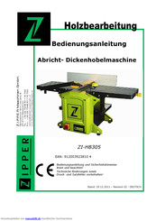 Zipper Mowers ZI-HB305 Bedienungsanleitung