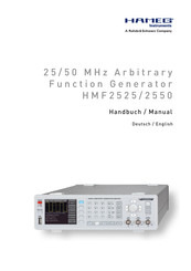 Hameg HMF2550 Handbuch