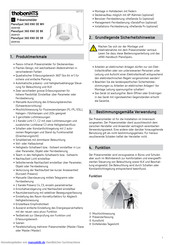theben HTC PlanoSpot 360 KNX DE BK 2039101 Handbuch
