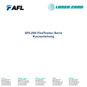 AFL OFL280FlexTester-Serie Kurzanleitung