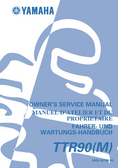 Yamaha TTR90M 1999 Fahrer-Handbuch Und Wartungs-Handbuch