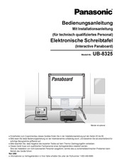 Panasonic UB-8325 Bedienungsanleitung
