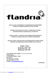 Flandria Body Heat M5 Installation, Wartung Und Gebrauchsanweisung
