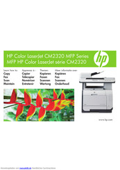HP Color LaserJet CM2320 Serie Referenzhandbuch