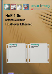 axing HoE 1-0x Betriebsanleitung