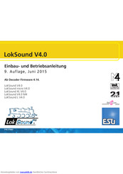 ESU 54800 LokSound micro V4.0 Universalgeräusch zum Selbstprogrammieren Neuware 