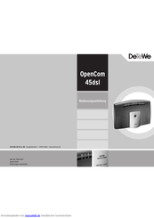 DETEWE OpenCom 45dsl Bedienungsanleitung