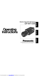 Panasonic GP-MF130 Bedienungs Und Wartungsanweisungen