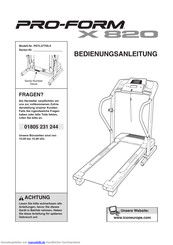 Pro-Form PETL37705.0 Bedienungsanleitung