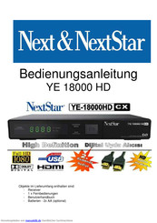 NextStar YE 18000 HD Bedienungsanleitung