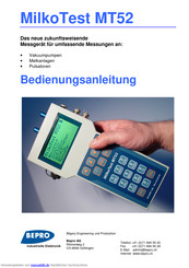 BePro MilkoTest MT52 Bedienungsanleitung