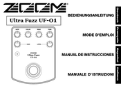 Zoom Ultra Fuzz UF-01 Bedienungsanleitung