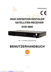 CMX DVB 4800 Benutzerhandbuch