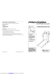 Pro-Form PETL49905.1 Bedienungsanleitung