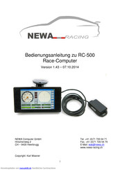 newa racing RC-500 Bedienungsanleitung
