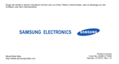 Samsung GT-S5350 Benutzerhandbuch