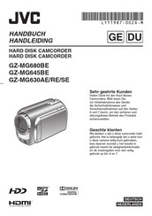 JVC GZ-MG680BE Handbuch