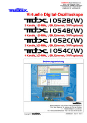Metrix mtx IO52C Bedienungsanleitung