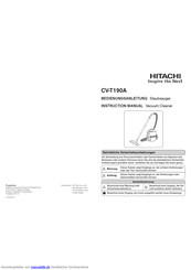 Hitachi CV-T190A Bedienungsanleitung