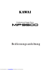 Kawai MP9500 Bedienungsanleitung