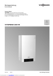 Viessmann VITOPEND 200-W Montageanleitung