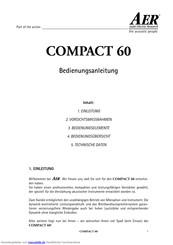 AER Compact 60 Bedienungsanleitung