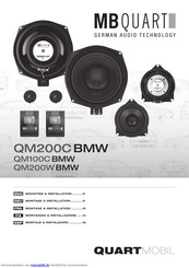 MBQuart QM100C BMW Montage Und Installation