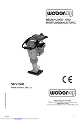 Weber Mt SRV 660 Robin-Subaru EH 12-2 Bedienungsanleitung
