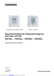 Siemens RDF300, RDF300.02, RDF340, RDF600 RDF400.01, RDF600T Technisches Handbuch