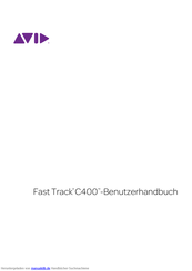 M-Audio Avid Fast Track C400 Benutzerhandbuch