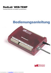 Meilhaus Electronic redlab web-temp Bedienungsanleitung