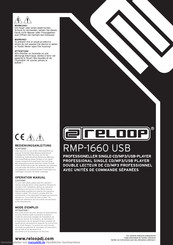 Reloop RMP-1660 USB Bedienungsanleitung