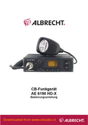 Albrecht AE 6190 HD-X Bedienungsanleitung