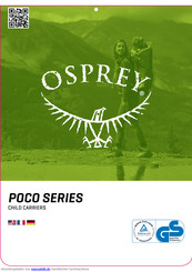 Osprey POCO PREMIUM Gebrauchsanleitung