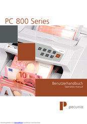 Pecunia PC 800 E3 Benutzerhandbuch