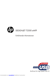 HP DESIGNJET T2300 Handbuch