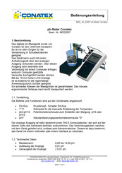 Conatex MD22007 Bedienungsanleitung