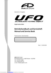 Airdesign UFO 16 Betriebshandbuch Und Serviceheft