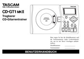 Tascam CD-GT1 MKII Benutzerhandbuch