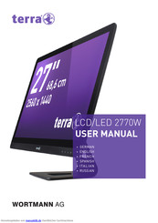 Terra LCD/LED 2770W Handbuch