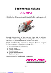 raze-cat ES-2000 Bedienungsanleitung