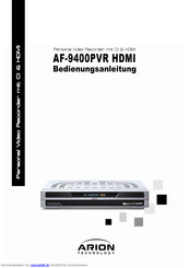 Arion AF-9400PVR HDMI Bedienungsanleitung