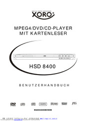 Xoro HSD 8400 Benutzerhandbuch